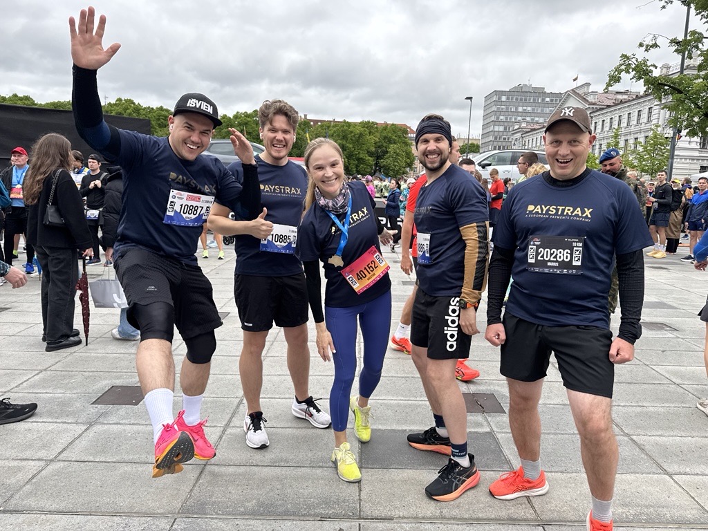 PAYSTRAX team at Vilnius Half-Marathon